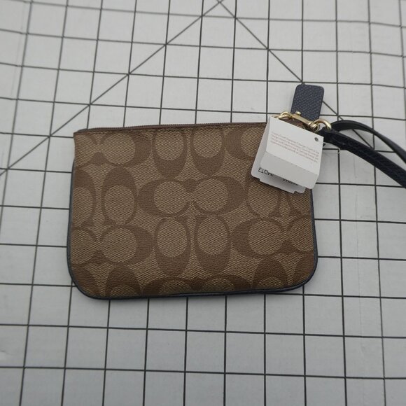 Coach Wristlet Purse - IM/Khaki/Midnight - Picture 9 of 12
